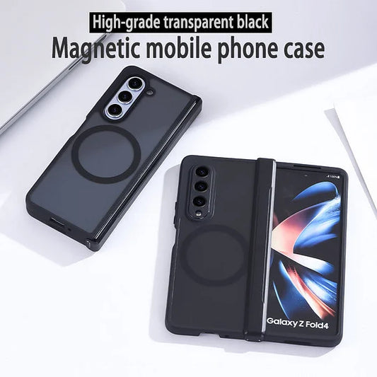 Suitable for Samsung Galaxy Z Fold 4/5/6 Folding Magnetic Three-piece TPU Soft Case