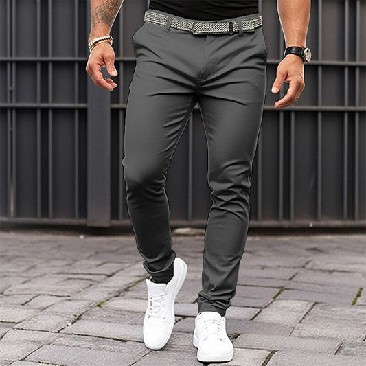 Loose Solid Color Trousers
