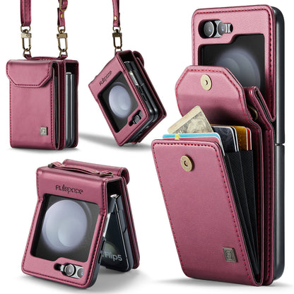 Suitable for Samsung Z Flip/5/6 Folding Phone Case with Lanyard
