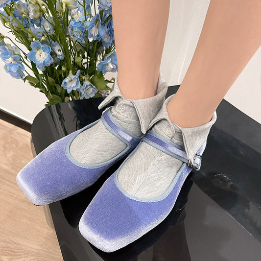 Shirt Collar Button Socks