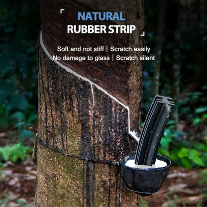 Colorful Boneless Silent Windshield Wipers - Stylish and Clear Vision