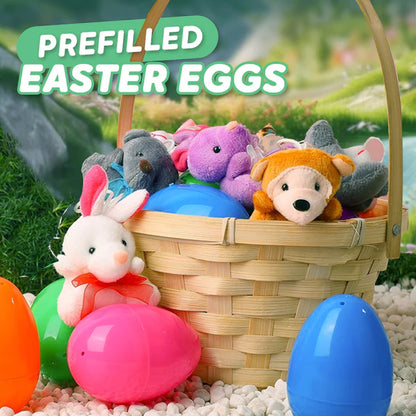 🎉Easter Hot Sale 49% OFF🥰Prefilled Easter Eggs with Stuffed Animals Toys