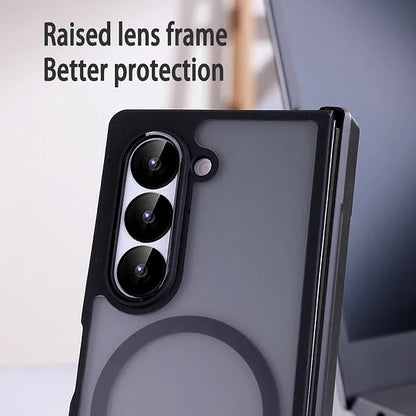 Suitable for Samsung Galaxy Z Fold 4/5/6 Folding Magnetic Three-piece TPU Soft Case