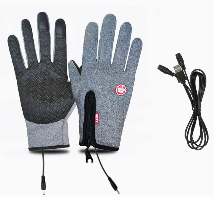 Snugva™ Outdoor Heated Gloves Windproof and Waterproof with Plus Velvet