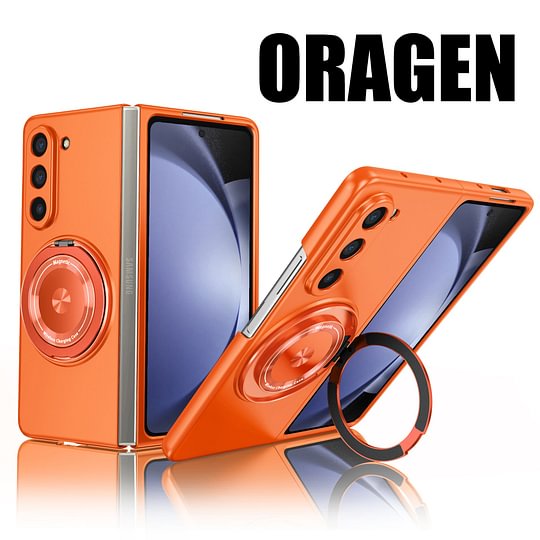 360-Degree Rotating Stand Suitable for Magnetic Wireless Charging，Suitable for Samsung ZFOLD6 Folding Phone Case