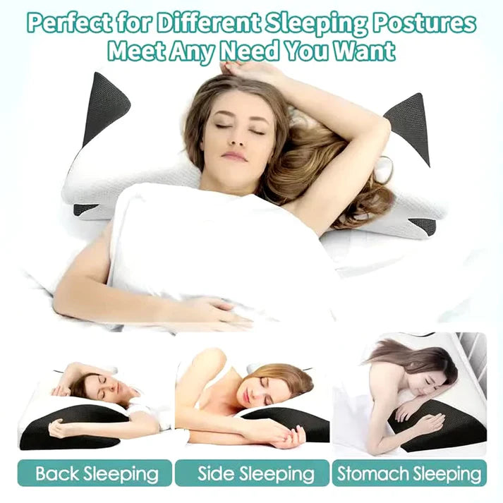 Ergonomic Memory Foam Neck Pillow
